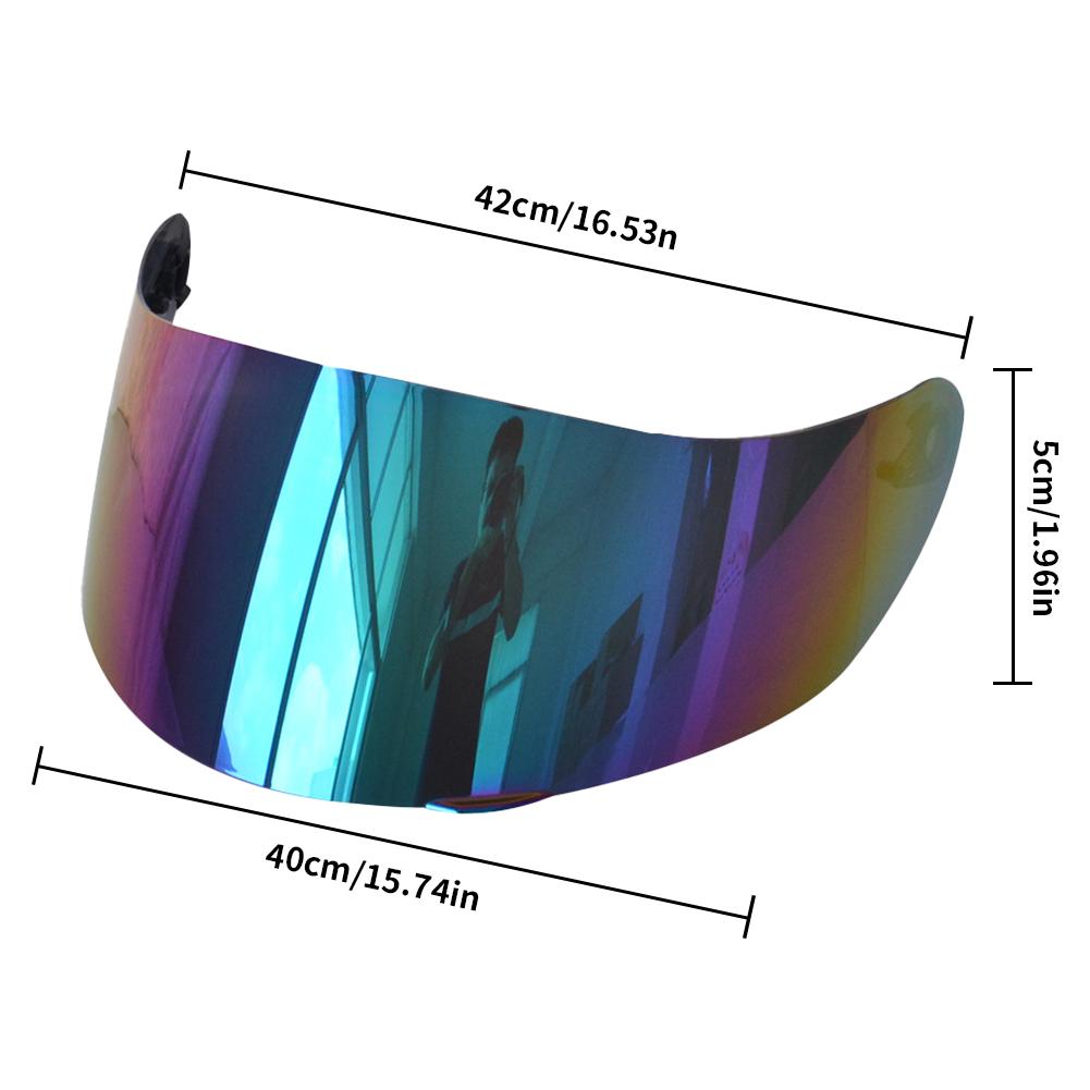 Full Face Helmet Visor Lens Anti-fog Helmet Glasses Eye Caring Motorbike Helmet Discoloration Lens for AGV K1 K3S K5 Accessories