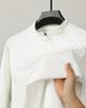 Men's White Half-Zip Sweatshirt Comfortable & Stylish Casual Pullover for Everyday Wear, Urban Streetwear Look