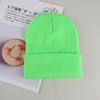 2pcs Light Board Knitted Hat Winter Wool Hat Men's And Women's Warm Hat