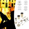 11PCS Cocktail Shaker Set Stainless Steel Drink Mixer Set Bar Cocktail Mixing Tool for HouseholdGold