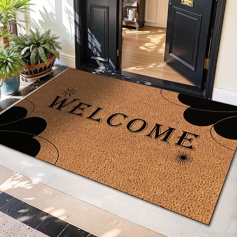 Hot Selling Dirt-Resistant Doormat - Easy-Clean Imitation Coir Decorative Foot Mat for Home Entrance
