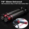 Echte Kohlefaser Dirt Bike 7/8" 22mm Lenker Motorrad Handgriffe