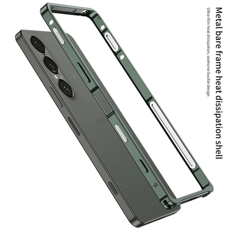 Kühlmedium Rahmen Hülle Für Sony Xperia 1 VII 1 VI 5G Aluminiumlegierung Metallrand Handyhülle