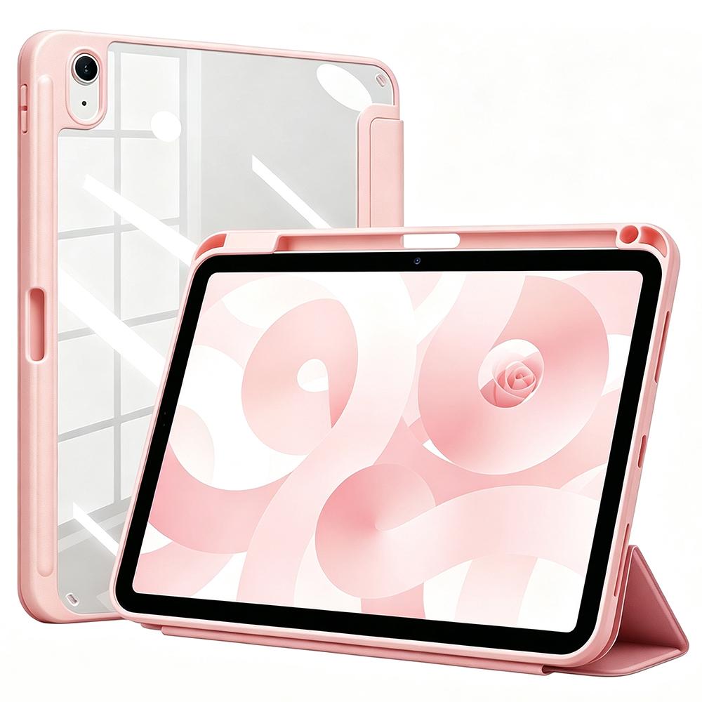 Pro iPad A16 10. a 11. generace 10,9" 11" / Magnetický obal na tablet s držákem na tužku, Trojitý skládací kryt s stojánkem, Automatické probuzení/uspání