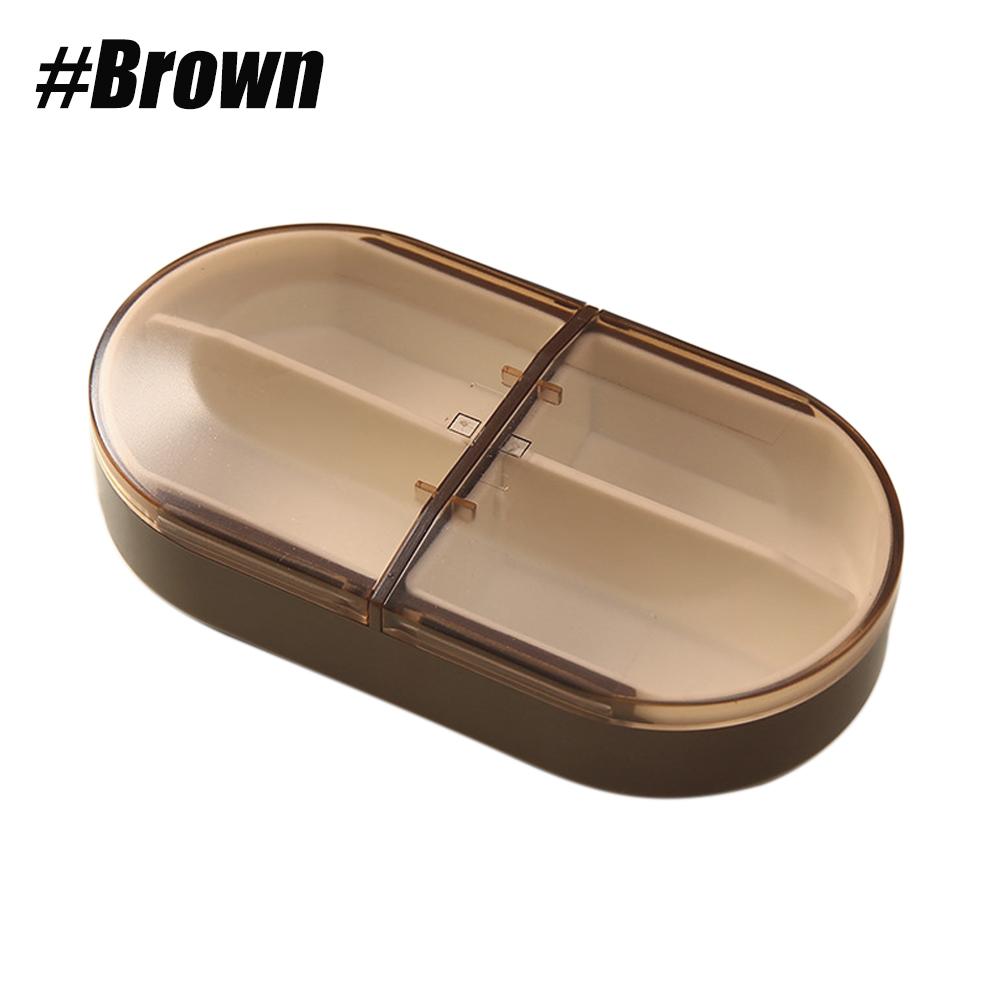 Portable Travel Pill Organizer Case For Pocket, Daily Pill Box Bpa Free Plastic Medicine Vitamin Holder Container 4 Compartments
