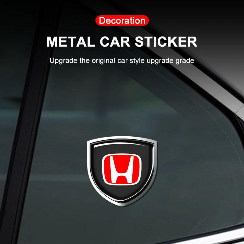 1 tk 3D metallist auto uksekilbi embleem auto kere märgi kleebis stiil Honda Fit Mugen Insight Type S R VTEC DOHC Modulo Vezel Legend RR Si jaoks