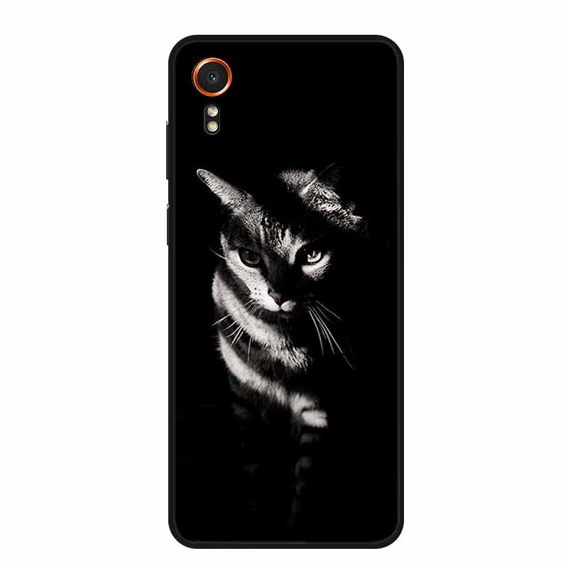 For Samsung Galaxy Xcover7 Case Black Silicone Soft Back Cover Case For Samsung Xcover 7 Phone Case Cover X Cover 7 6.6" Funda