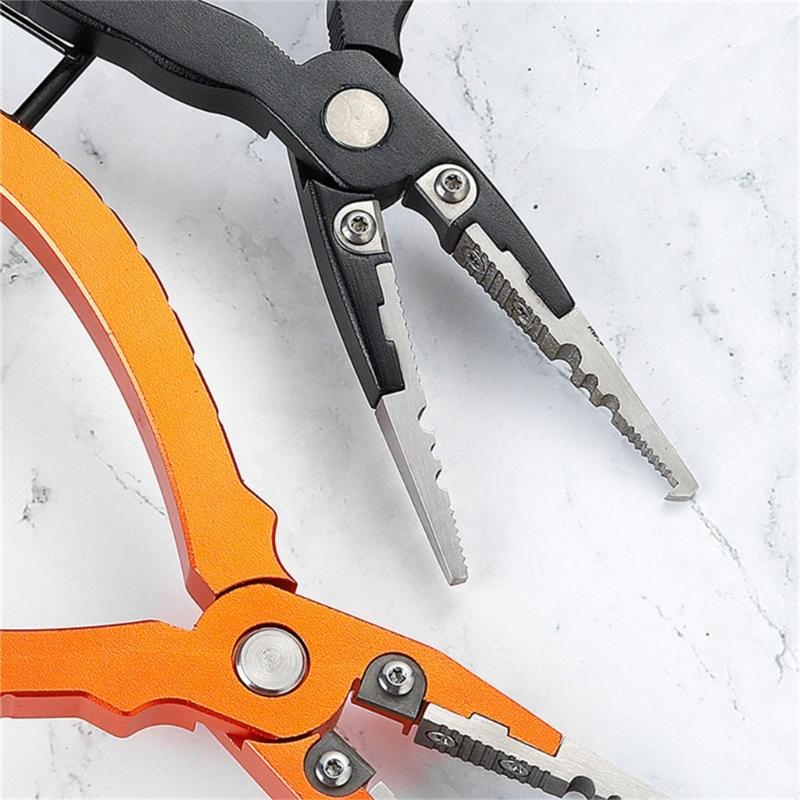 Multifunctional Fishing Tool For Cutting Lines Tying Hook And Crimping Weights Sturdy Stainless Steel Construction