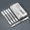 1/2/3/4/5Pcs White Marker Pens 2.0mm Oily Waterproof White DIY Graffiti Sketching Markers Stationery Wrting School Supplies
