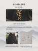 6516 Frühlings-Hanfu-Set: Besticktes florales Langarm-Oberteil + Pferdekopf-Rock