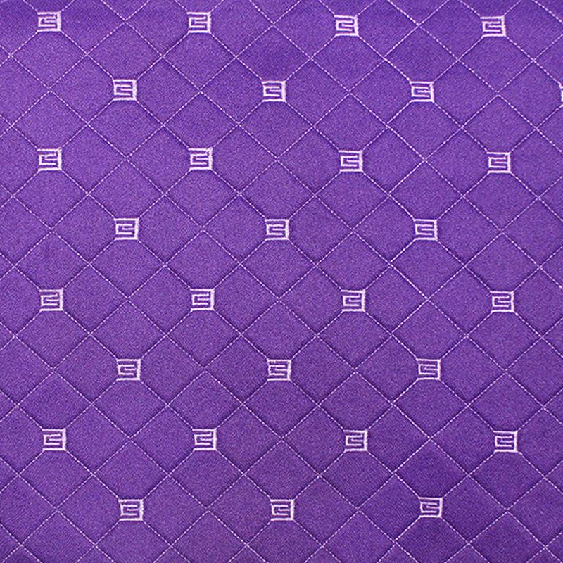 100*148cm Cotton Linen Quilted Fabric Sponge Embroidery Pattern Fabric For Diy Car Interior Seat Cover Upholstery Sofa Material