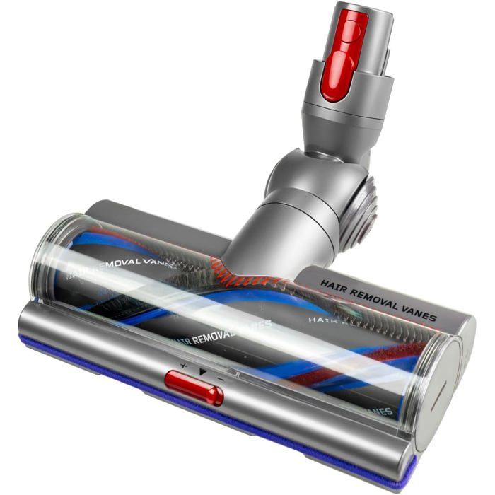 Brosse Torque Drive Anti-Emmêlement pour Dyson V7-V15, SV10-SV25, Tête Motorisée pour Tapis et Sols Durs