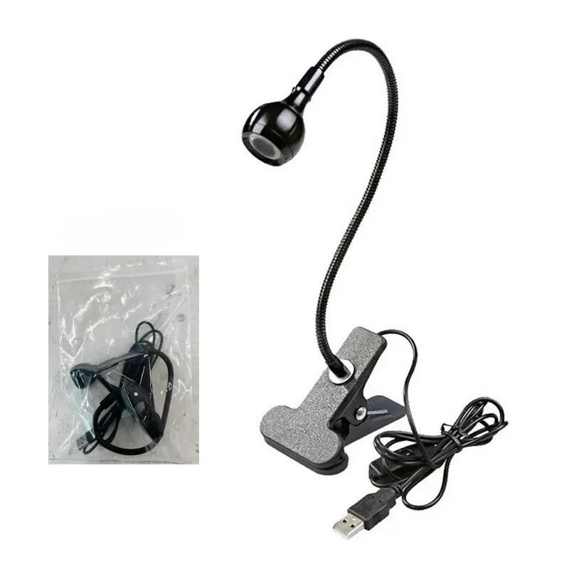 Nail Led Lights Dryer UV Lamp Double Head Ultraviolet Clip-OUltraviolet Nail Lampn Desk Flexible Mini USB Gel Curing Manicure Pedicure Salon Tools