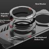 Luxury 360°Rotate Bracket Car Magnetic Armor Case for Huawei Mate X6 X5 X3 Aluminum Alloy Metal Rimless Heat Dissipation Cover