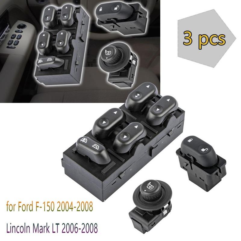 

Driver Passenger Side Window Switch Button Mirror Door Lock for Ford F-150 2004-2008 Lincoln Mark LT 2006-2008 Car Accessories