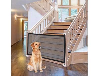 Pet Door Barrier 75x180cm Portable Mesh Gate For Stairs