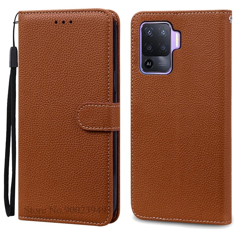 Covers For OPPO Reno 5 Lite Case Soft Silicone Wallet Leather Flip Case For OPPO Reno5 Lite Phone Case Carcasa Casing Book Cover