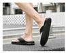Men's Genuine Leather Summer Flip-Flops, Toe Post Beach Shoes, Lightweight & Breathable Slippers