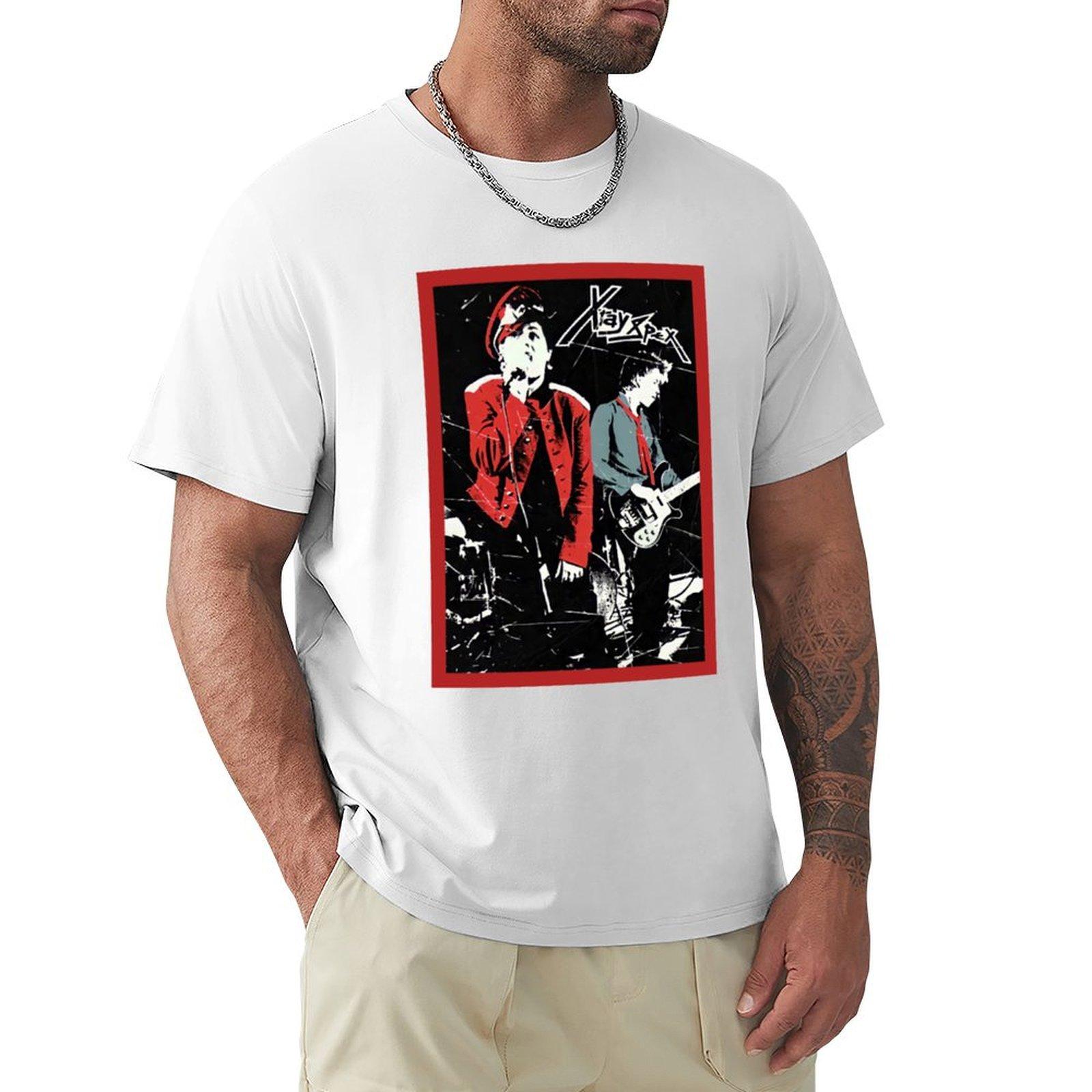 Red Frame Of Xray Spex Tshirt Casual Pattern Print Tee Shirt S