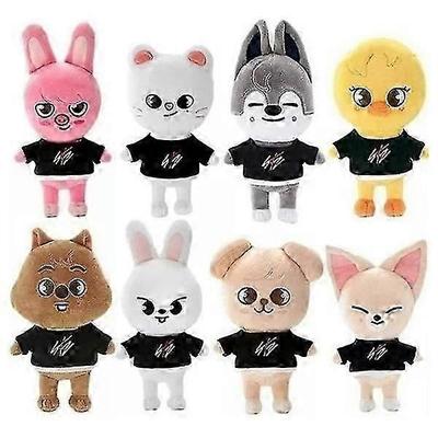 Kinder Skzoo Stray Kids 8-teiliges Plüschpuppen-Set Sammler-Plüschtier Kawaii Geschenk