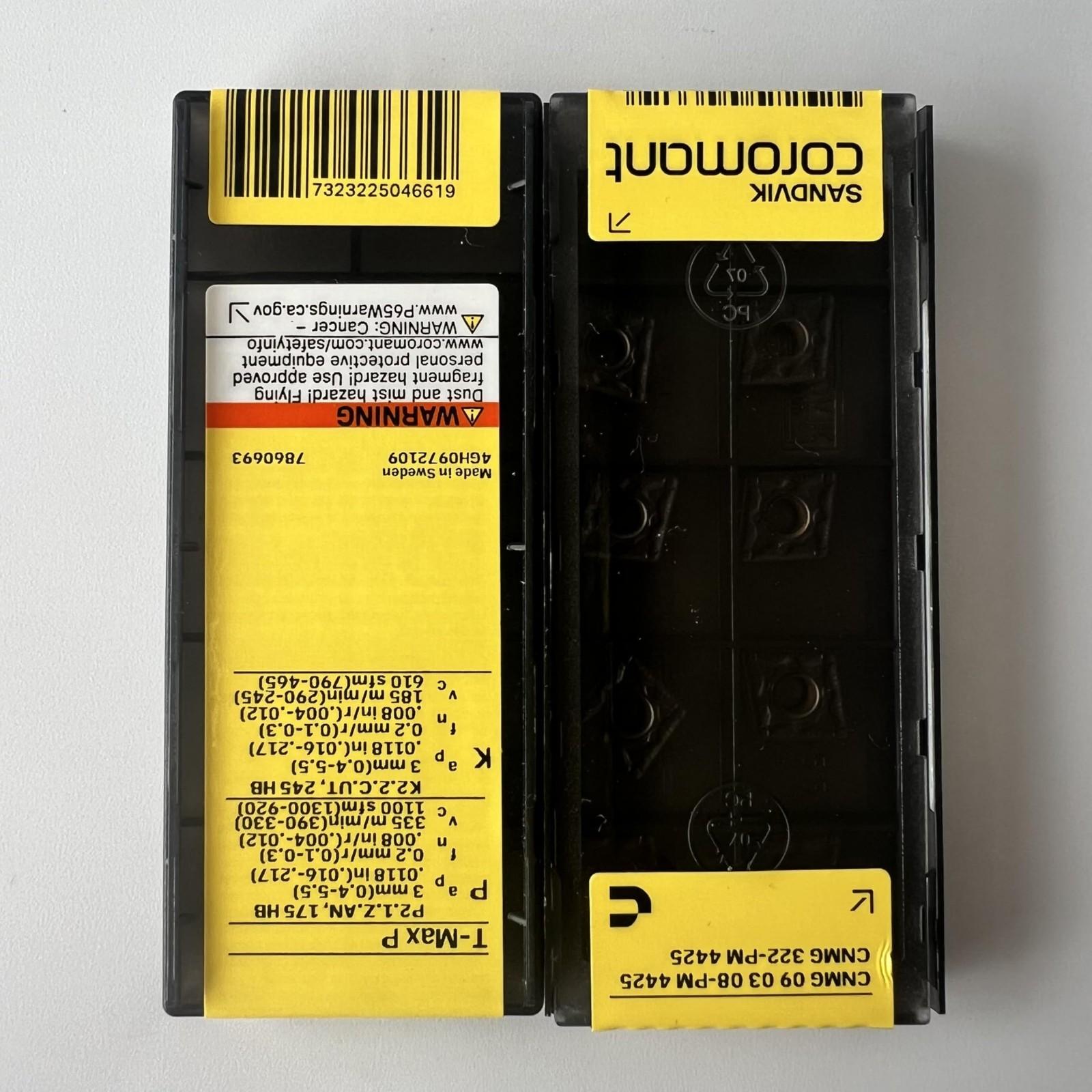 

SANDVIK / CNMG090308-PM 4425 / Original Swedish hard alloy blade 10 Pcs