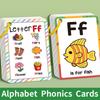 Alphabet Phonics 27 Cards Letter English Learning Flash Cards for Kids