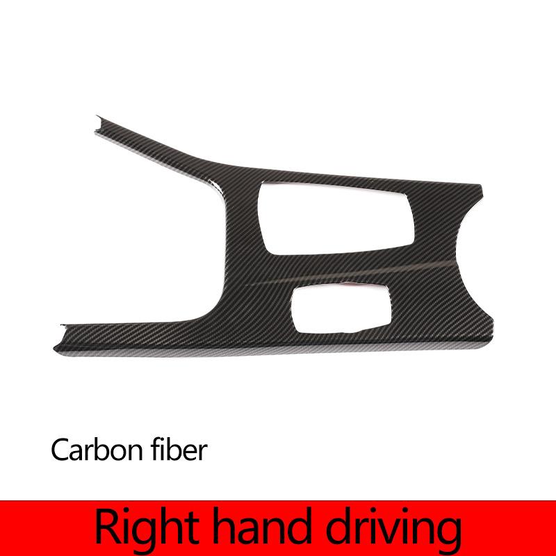 LHD RHD For BMW X3 F25 X4 F26 2011-17 Carbon Fiber Interior Car Center Control Gear Shift Knob Panel Trim Cover Car Accessories