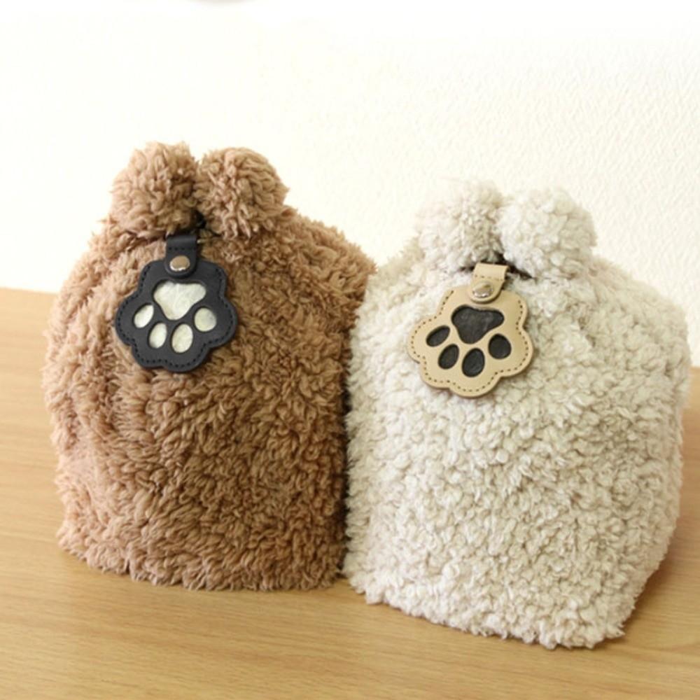 Kitty Cat Claw Keychain Creative Dogs Paw Pendant Exquisite Pet Hair Storage Bag  Backpack Decor