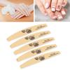 10pcs Nail File Professional Washable Reusable Double Sided Nail Buffer File Manicure Tool (Yellow)