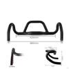 Aluminum Drop Bar Lightweight Black Curved Handlebar Rigid Road Bike