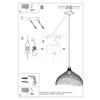 UMB black pendant lamp