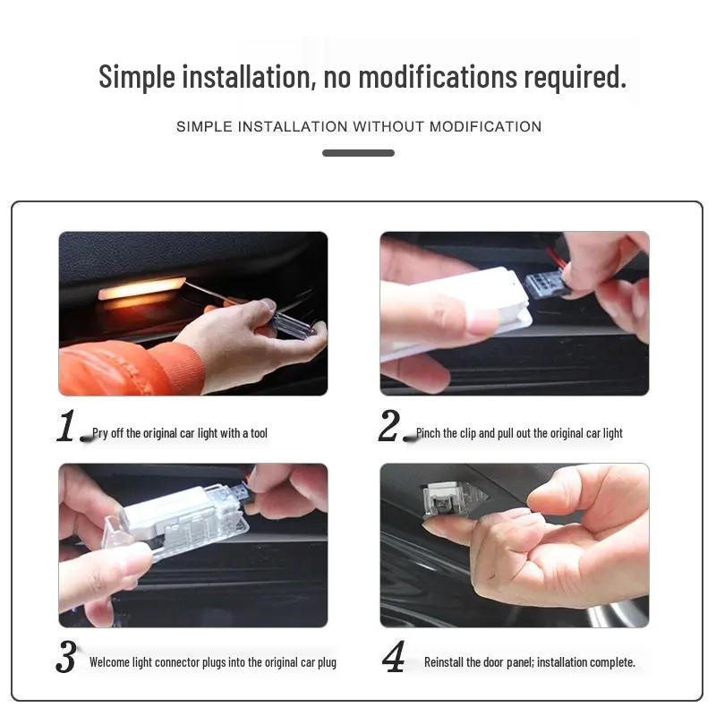 Romantic Petal-Shaped Welcome Lights for BMW 5 Series 525li, 3 Series 325li, 7 Series, X1, X3, X4
