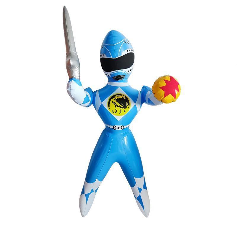 Morphin Mighty Power Rangers Inflatable Doll Dinosaur Rabbit Dog Air Filled Toy