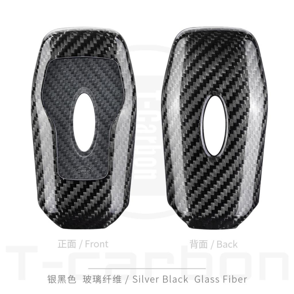 Carbon Fiber Car Key Case Shell For Ford Fusion Mondeo Mustang F-150 Explorer Edge T-Carbon Key Cover Protect Key