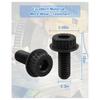 N600011 Miter Saw Blade Bolt Screw Replacement for DWS715 DWS780 DWS779 DWS713 DCS361B DWS716 DWS716XPS 4 Pack