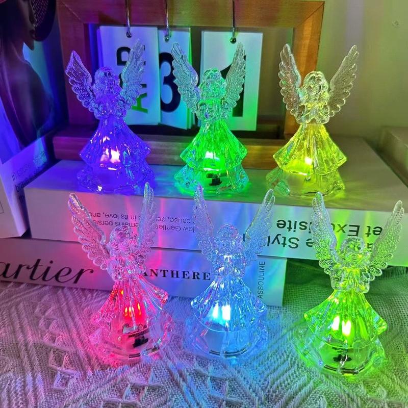 

Bedside Colorful Wings Decoration Angel Desktop Night Light разноцветный