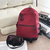 Großes Fassungsvermögen Schülerrucksack Unisex Rucksack Leichter Wasserdichter Rucksack