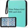 Zipper Style Card Book, 4/9 Compartments, Game Card Book, Game Collection Book Package