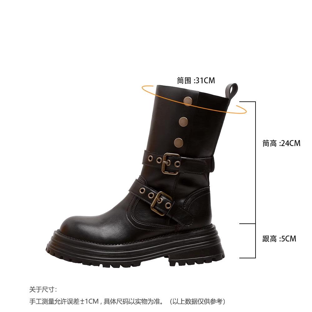 

Ботинки Мартин на платформе в британском стиле женские осень-зима 2025 новинка Maillard два способа ношения бархатные женские ботинки короткие ботинки взрыв 40 чёрный