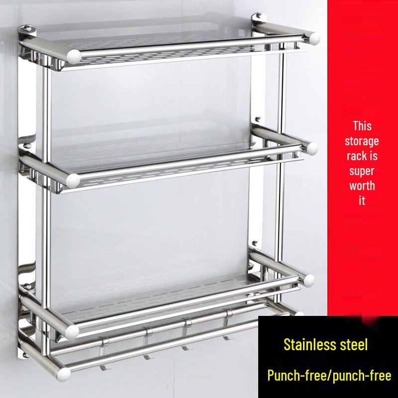Verdicktes Edelstahl Badezimmerregal