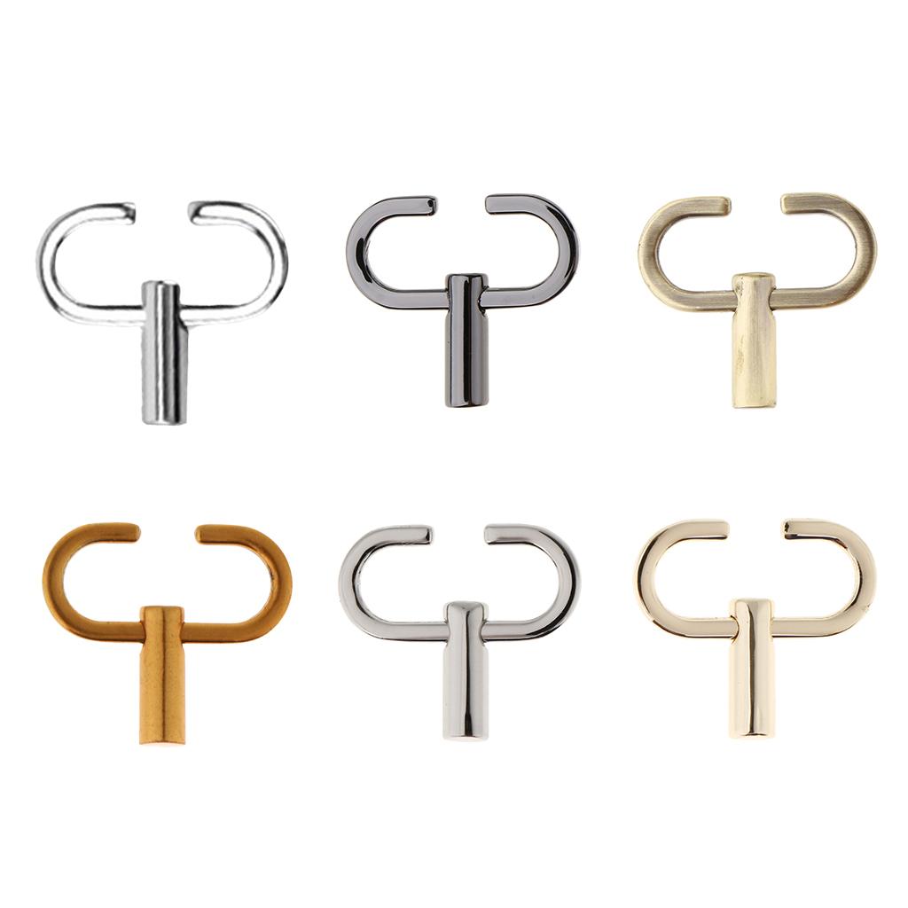 Alloy Bag Chain Strap Buckle Clip for Adjusting Shoulder Chain for Girls Handbags and Purses