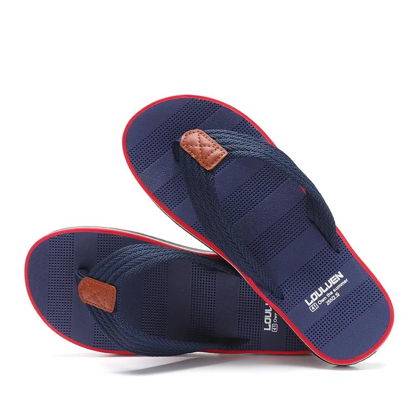 Beach Flip Flop Summer Men's Slippers Massage Sandals Fashion Breathable Casual Shoes 2024 New Hot Shoes Zapatos Hombre  Shoes