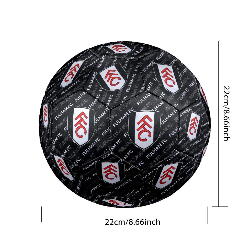 Fc Crest Design Printed Size 5 Soccer Balls, High-Quality, Anti-Slip, Protective Football, A Unique Gift , Birthdays, Christmas Gifts