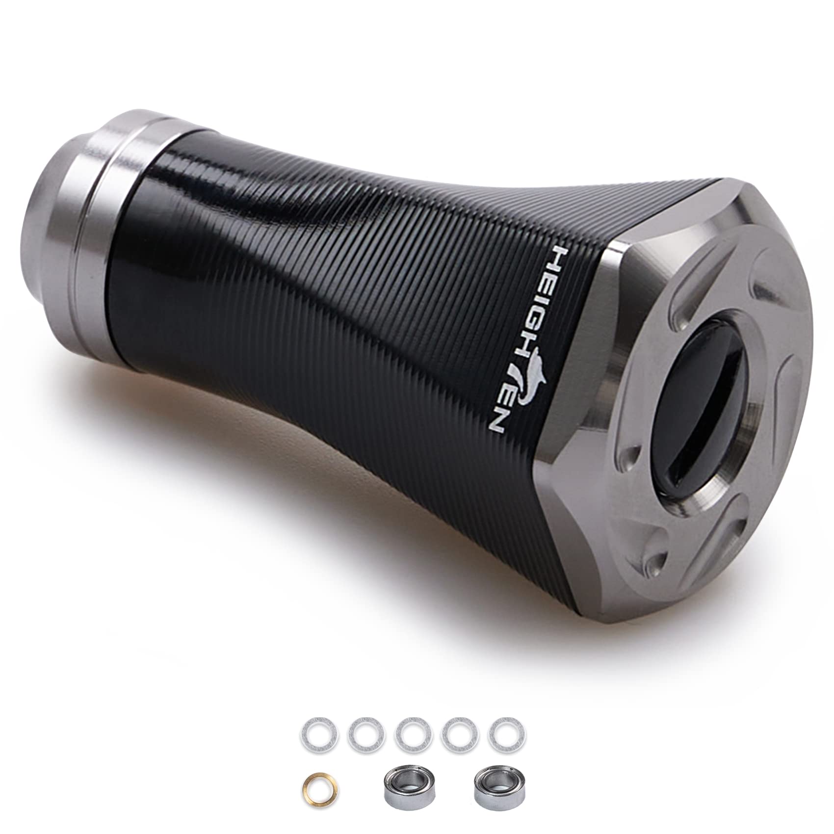 

HEIGHTEN 23мм Ручка катушки Кноб 10 цветов Универсальный для Shimano Daiwa Тип A Тип S 70 Авиационный алюминий Серия Tornado 9,5 г (Daiwa) (Черный и бронзовый)