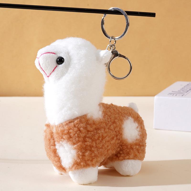 Alpaca Plush Keychain Decoration Doll Pendant
