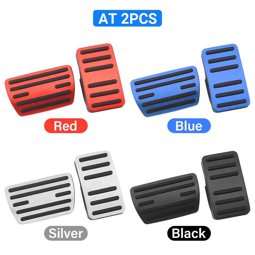 Aluminum Car Fuel Accelerator Brake Pedals Cover Non-Slip Case Pads Accessories For Honda CR-V CRV 6th Gen 2023 2024 2025 Hybrid
