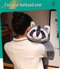 Crawling Raccoon & Panda Plush Toy - Cute Cloth Birthday Gift Doll Series