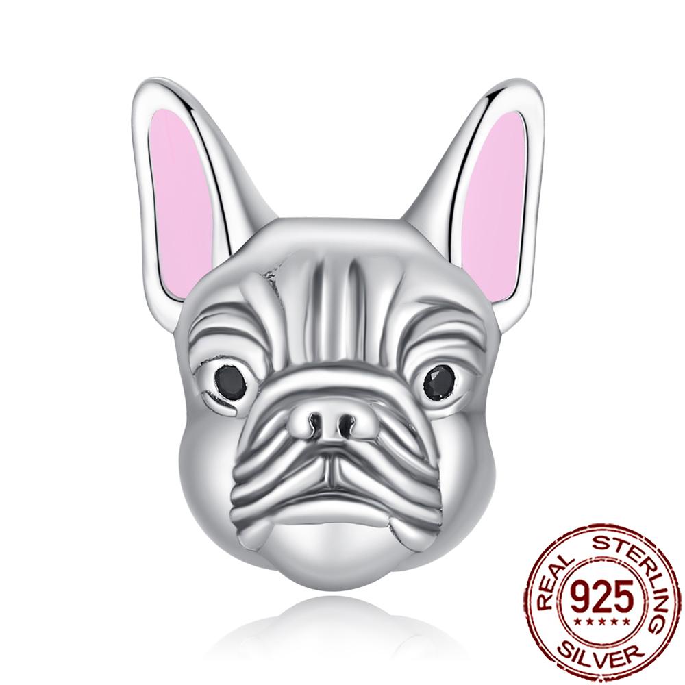 New Charms Copper Cat Dog Flamingo Chameleon Axolotl Animal Beads Fit Bracelet Necklace Women Diy Jewelry