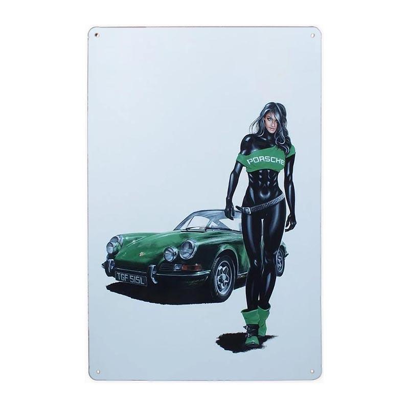 Oil Metal Sign Car Tyres Poster Decorative Garage Bar Club Cafe Man Cave Vintage Wall Art Tin Painting Plaque Home Decor 20x30cm