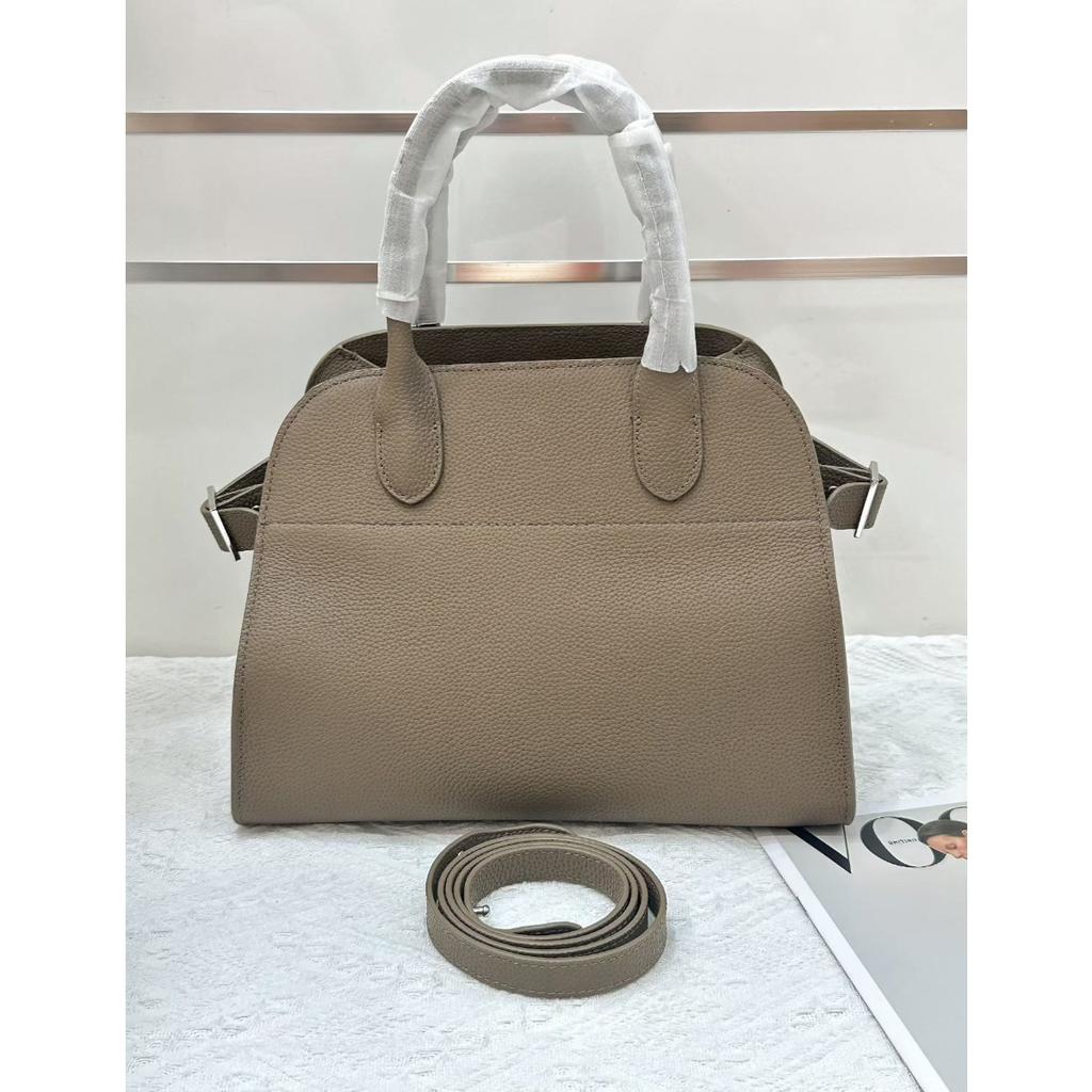 THE * ROW star with the same Margaux 15 inch handbag old money wind tote bag leather big bag suede bag